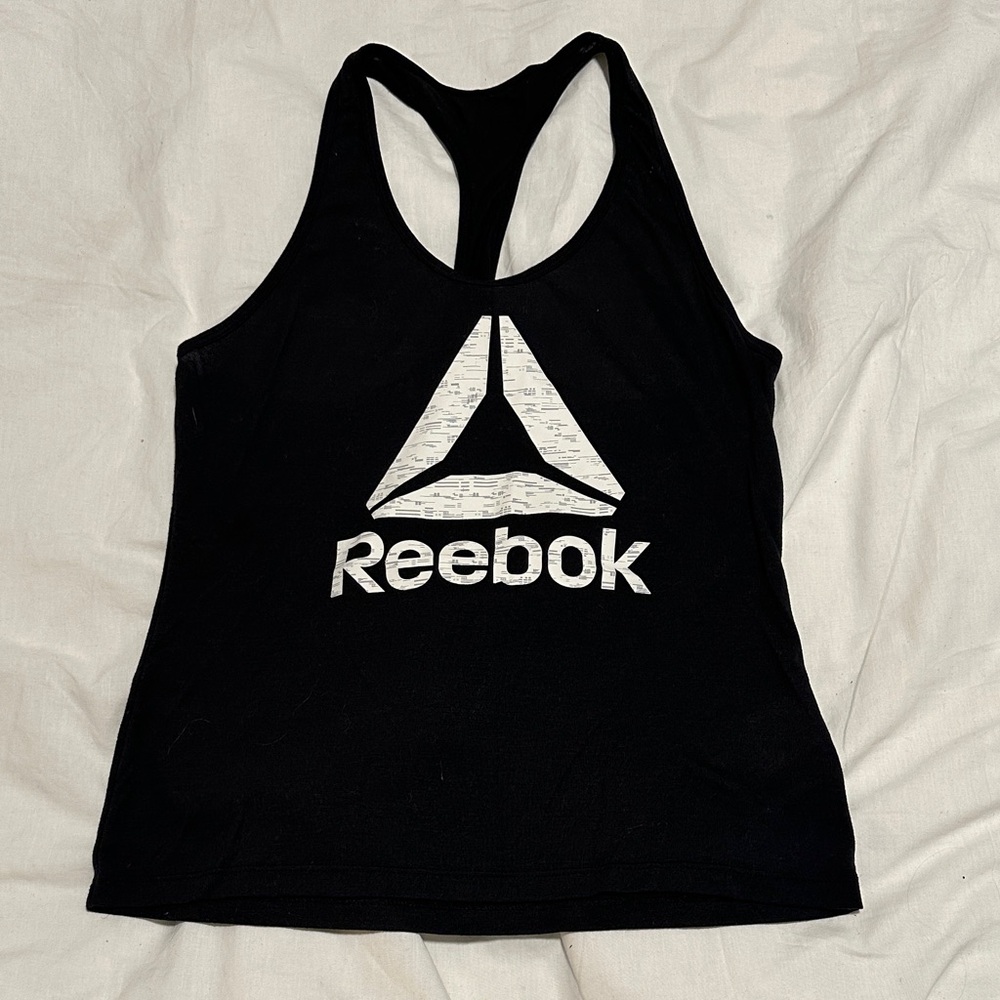 Reebok Black Racerback Tank